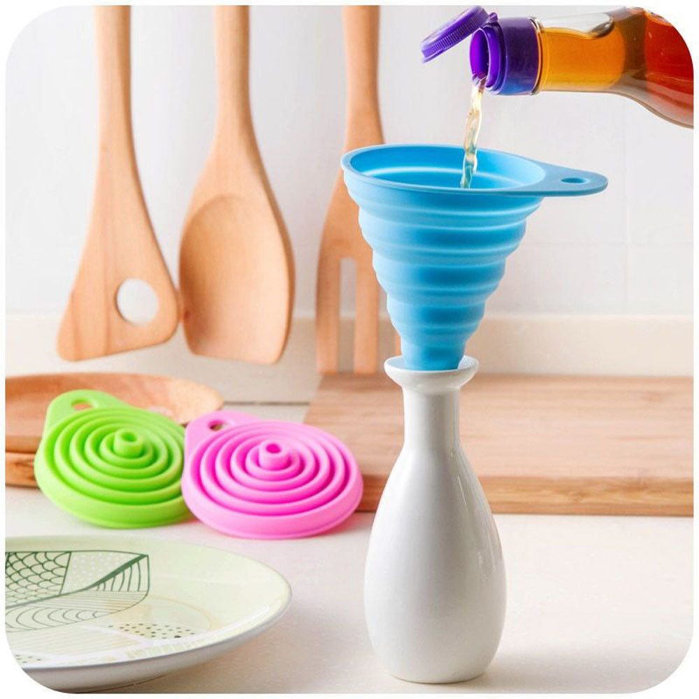 Folding Silicone Funnels