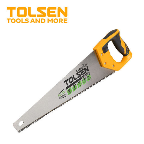 Load image into Gallery viewer, TOLSEN Hand Saw (450mm, 18″) 7 TPI TPR Handle 31071
