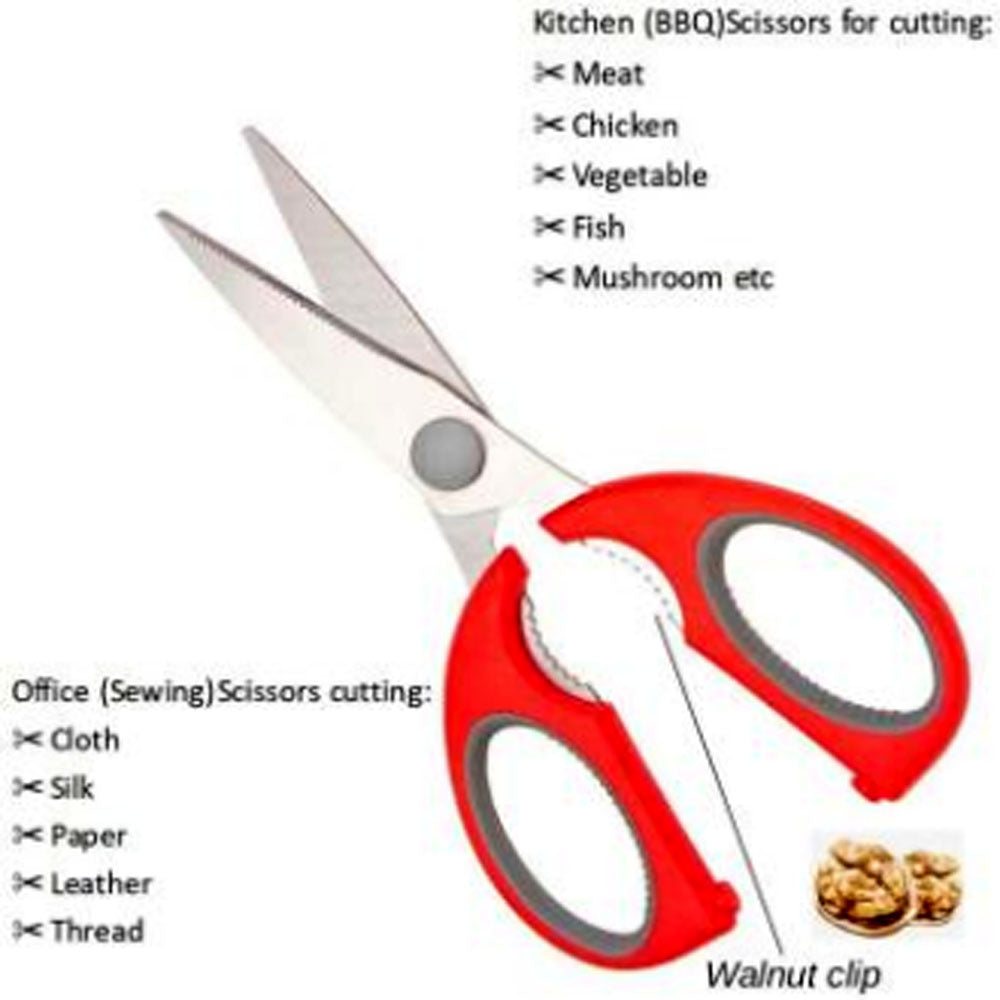 Stainless Steel Kitchen Scissors / Fish Cutting Scissors