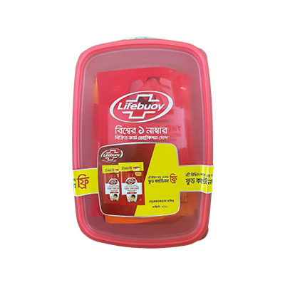 Load image into Gallery viewer, Lifebuoy Combo Handwash Total Refill (170ml * 2 ) With Free Food Container
