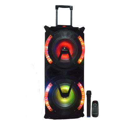 Load image into Gallery viewer, TR-8803L portable Bluetooth Trolley Speaker With Wireless Microphone
