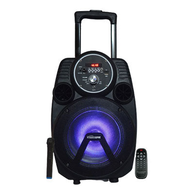 TR-8480L Rechargeable Bluetooth Trolley Speaker With Wireless Microphone